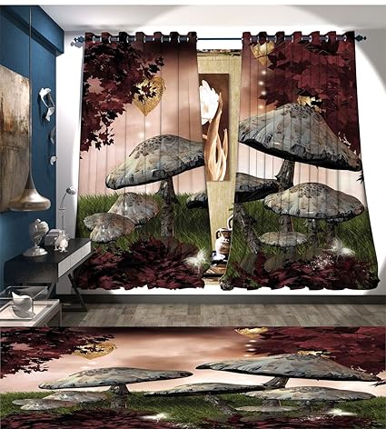 Amazon Com Fantasy Room Darkening Wide Curtains Enchanted