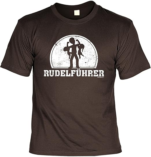 Goodman Design ® T-Shirt Zum Vatertag Papa VERSTEHER RUDELFÜHRER zur Geburt Print Geschenk Idee Dankeschön Vatertagsgeschenk 