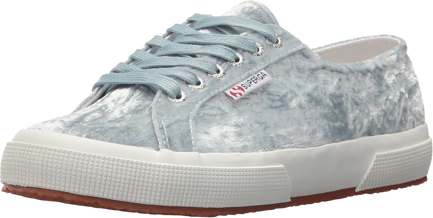 superga velvet trainers