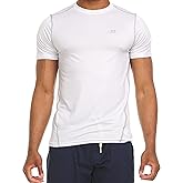 Russell Men's Active Athletic Fitted Not Tight Dri-Power Short Sleeve Performance T-Shirt for Gym, Running