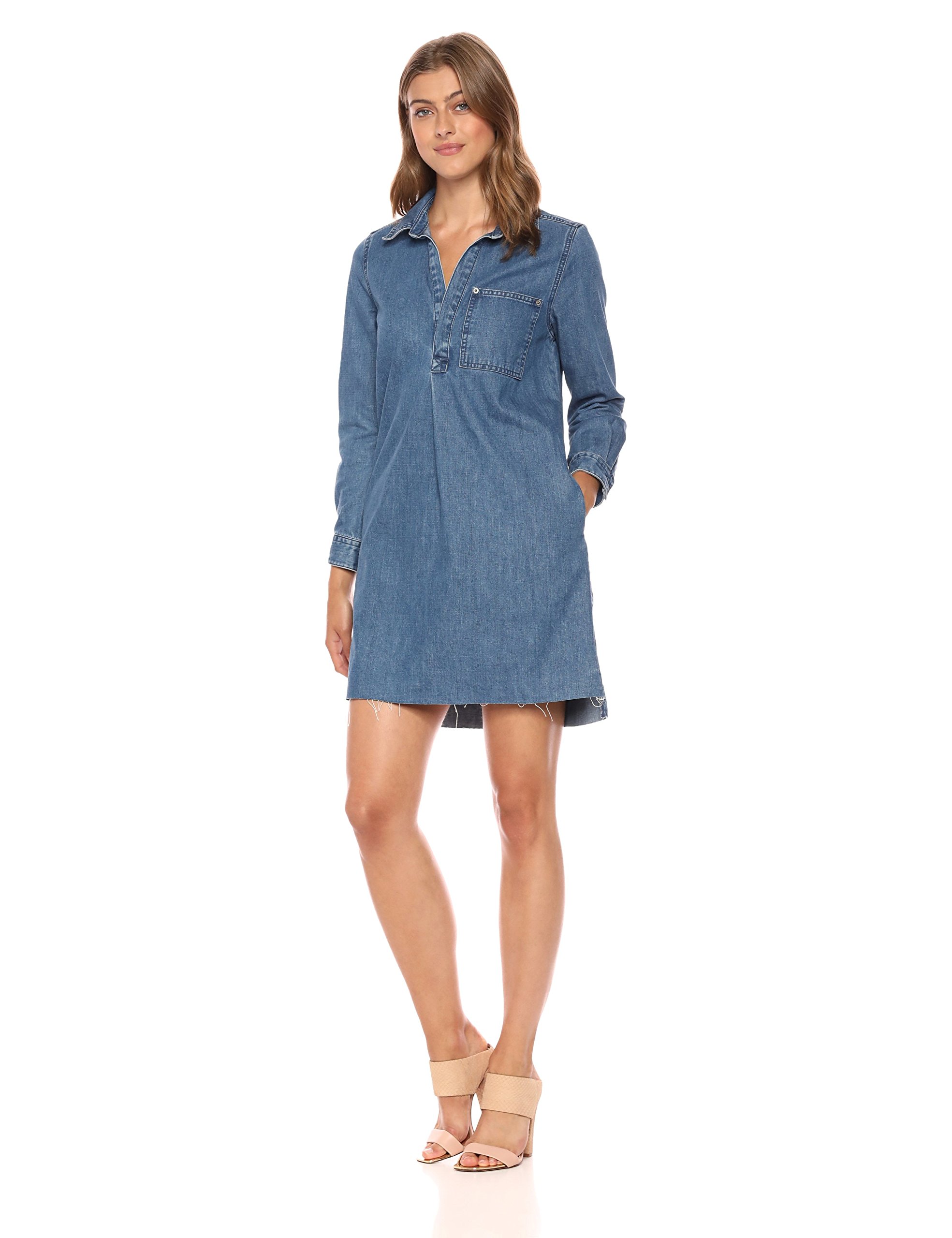 lucky brand denim shirt dress