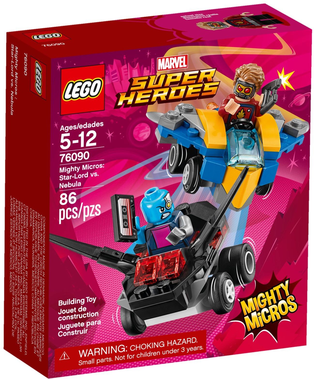 LEGO Marvel Super Heroes 76090 Mighty Micros: Star-Lord vs. Nebula