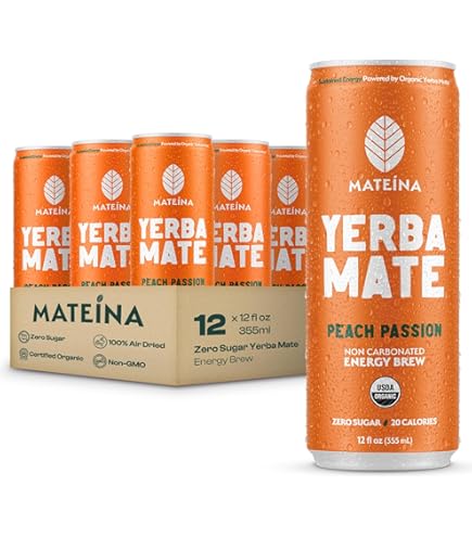 Amazon.com : Mateina Yerba Mate Zero Sugar Energy Drink – 120mg