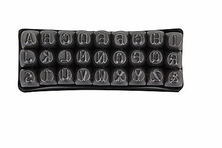 JCB Tools Letter Stamps - Set of 27 pcs, 6 mm, 22026180