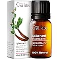 Gya Labs Spikenard Essential Oil for Diffuser - 100% Natural Spikenard Oil for Skin Hair - Spikenard Oil Essential Oil for Aromatherapy & Candle Making - Warm Spicy Yet Sweet Scent (0.34 Fl Oz)