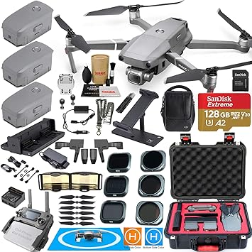 dji mavic 2 pro drone quadcopter with fly more kit combo bundle