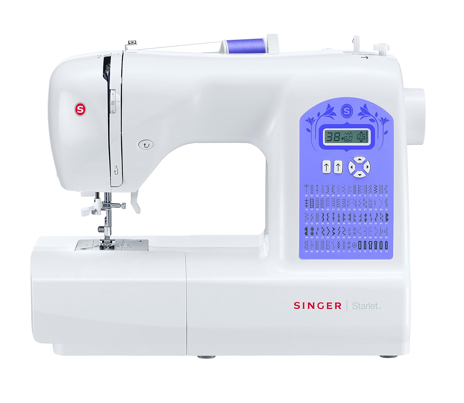 Singer Starlet Máquina de coser electrónica funciones de costura