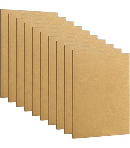 Amazon.com: (8-Pack) CalPalmy 11” x 14” MDF Boards - 1/4” Thick