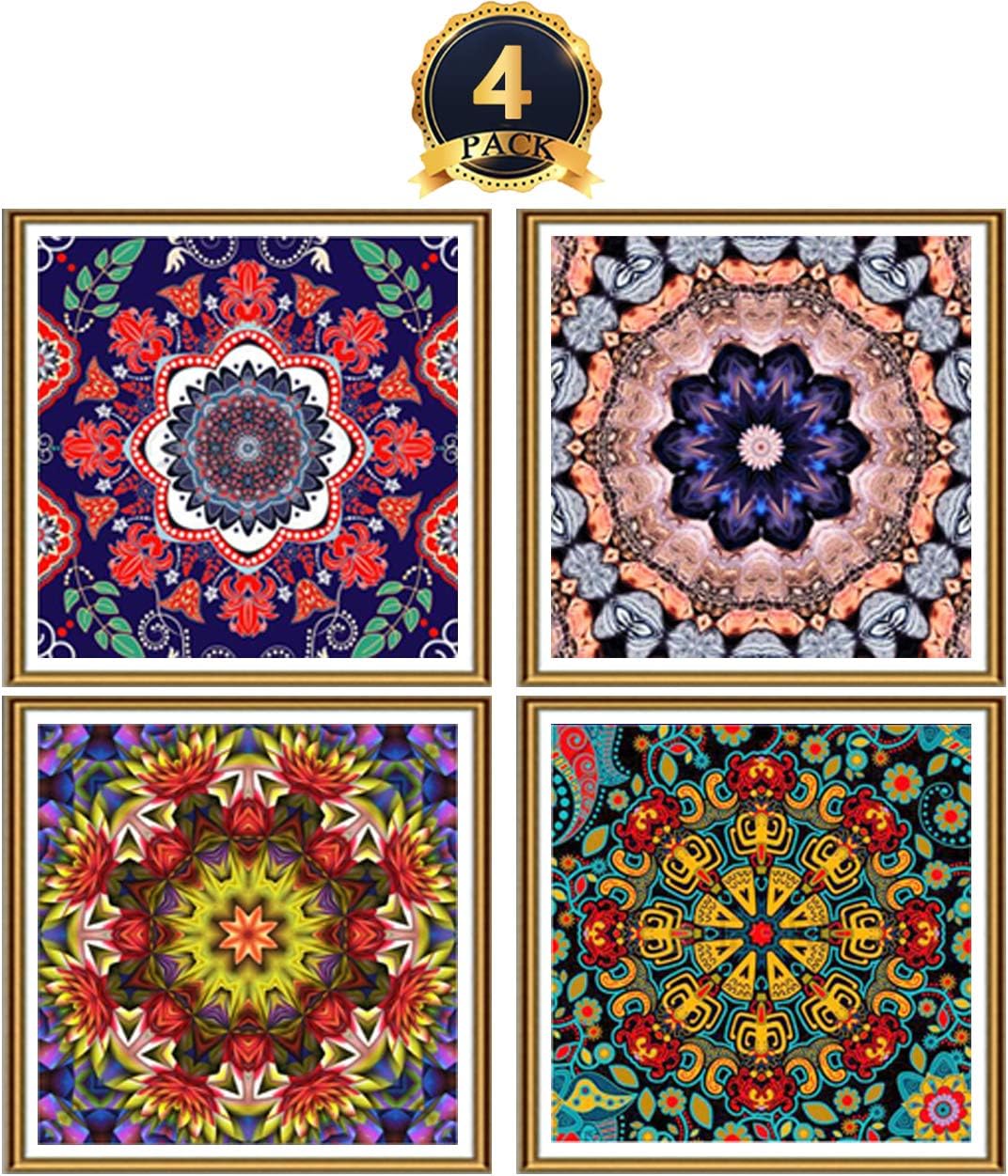 Ginfonr 5D DIY Diamond Painting by Number Kits New Mandalas Full Drill - Image 5