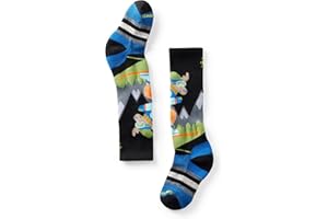 Smartwool Kids' Wintersport Full Cushion Over the Calf Mountain Moose Pattern Socks