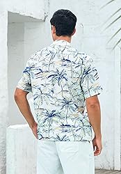 Hawaiian Shirts for Men Short Sleeve Casual Button