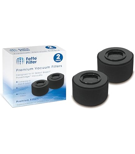 2 Sets Bissell PowerEdge Pet Washable HEPA + Foam Filters – Fits 54A2, 81L22, 81L28