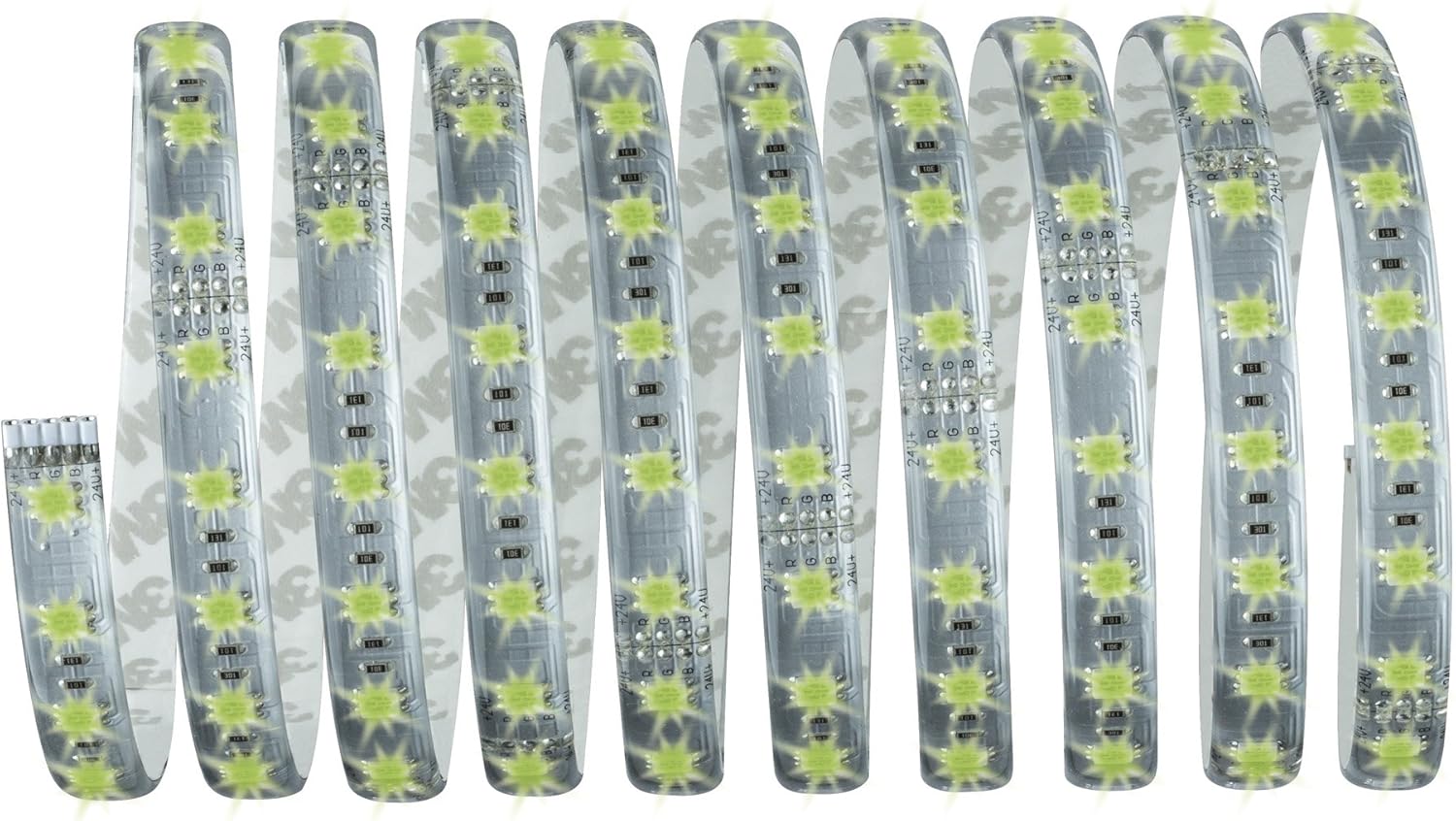 Paulmann 70673 MaxLED RGB Basic Set 3 m LED Strip Coated LED Strip with Colour-Change Function Lighting Strip incl. Remote Control Light Strip - Image 5