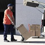 Yaheetech Aluminum Folding Hand Truck 75kg Load Capacity Black view 5