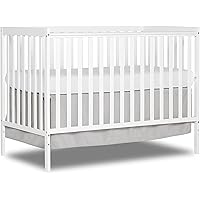 Dream On Me Synergy 5-In-1 Convertible Crib In White, Greenguard Gold Certified
