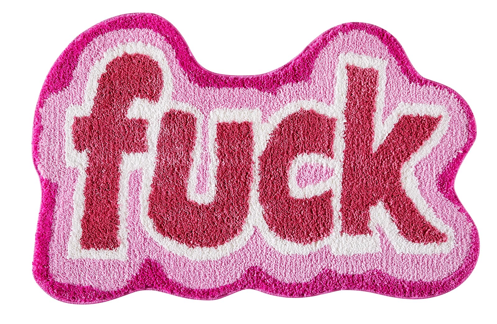 Photo 1 of RoomTalks Funny Cute Pink Bathroom Rugs Bath Mat Non Slip Washable 2x3 Small Rugs for Bedroom Dorm Kitchen Trendy Fun Funky Cool Aesthetic Bedside Accent Rug