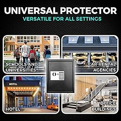 Flexzion Key Cabinet Key Lock Box Wall Mount with