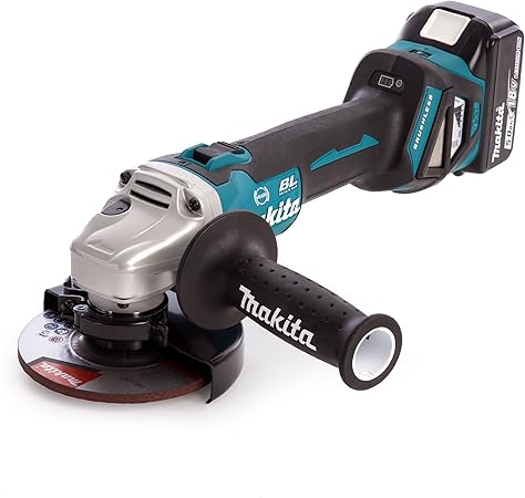 Makita Dga513rtj Meuleuse D Angle 2 18v 5ah Li Ion Batteries 125 Mm Amazon Fr Bricolage