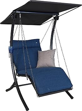 Angerer Swing Smart Hollywoodschaukel blau, 1-Sitzer