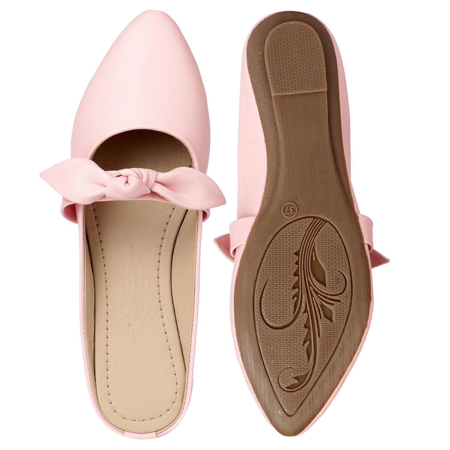 do bhai women's synthetic ballerinas