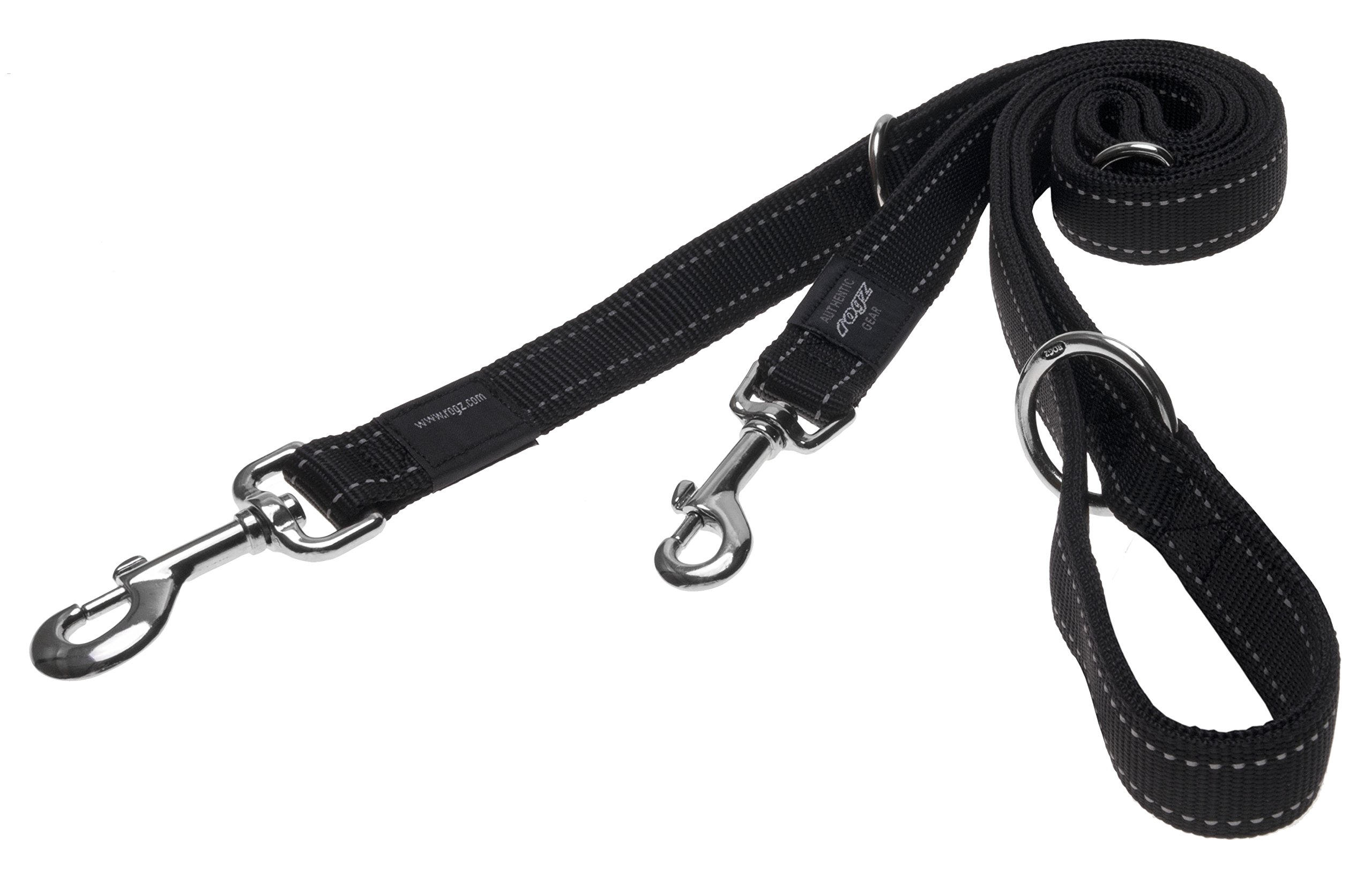 Rogz Utility Multi Purpose Lead, 20 mm x 1.8 m, Large, Black