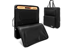 TORIBIO Solar Panel Travel Bag, Padded Portable Solar Panel Storage Bag Compatible with Jackery SolarSaga 100W, Water-resista