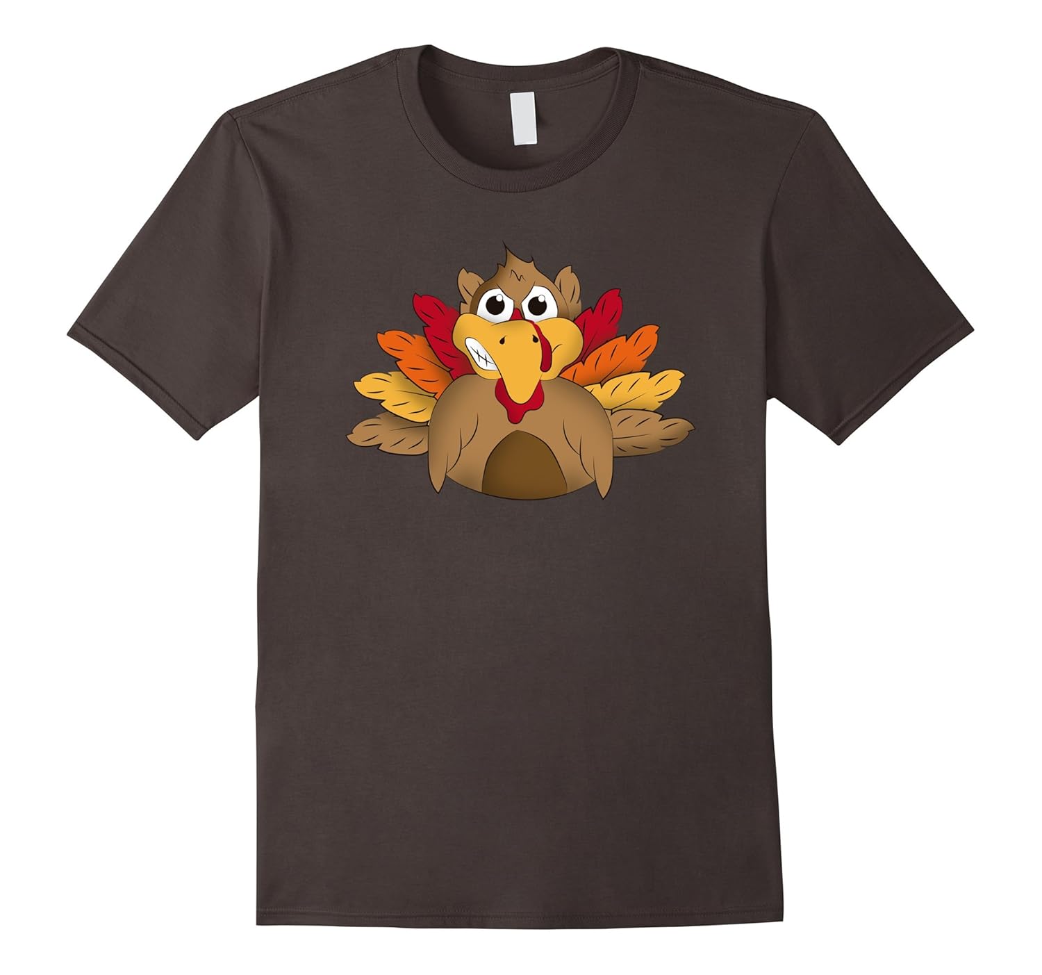 Funny Angry Thanksgiving Turkey Bird - Fall Autumn T-Shirt-ANZ