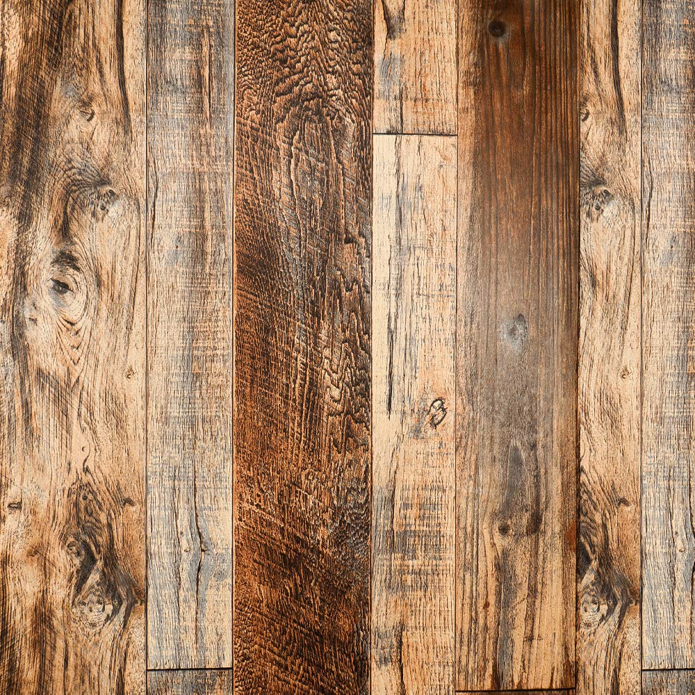 Photo 1 of TANONE Wood Contact Paper Kitchen Peel and Stick Wallpaper, Self Adhesive Removable Wallpaper Countertops Waterproof, Shiplap Wall Paper Wood Vinyl Wrap for Cabinets Rustic Brown 17.5" X 118.1"