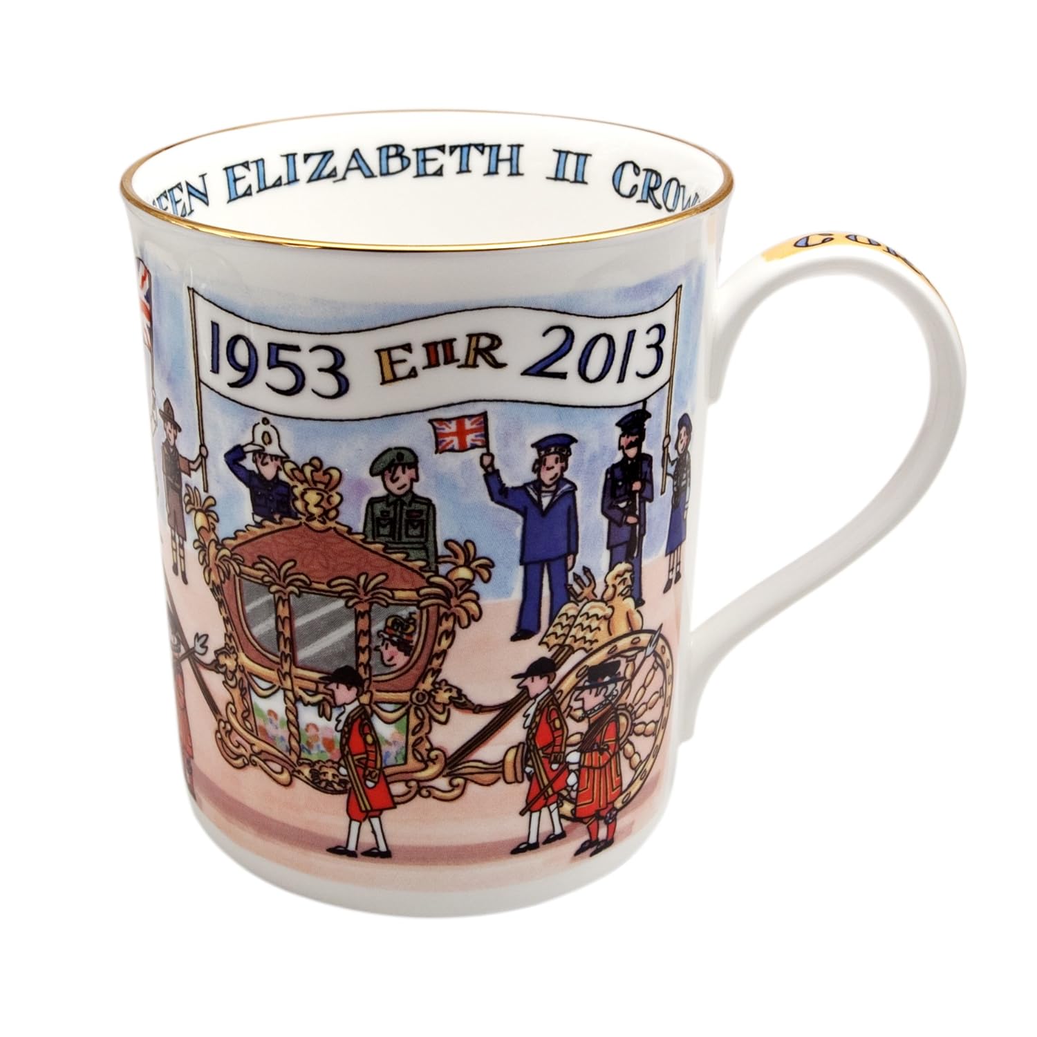 HM Queen Elizabeth II Coronation Royal Commemorative Mug