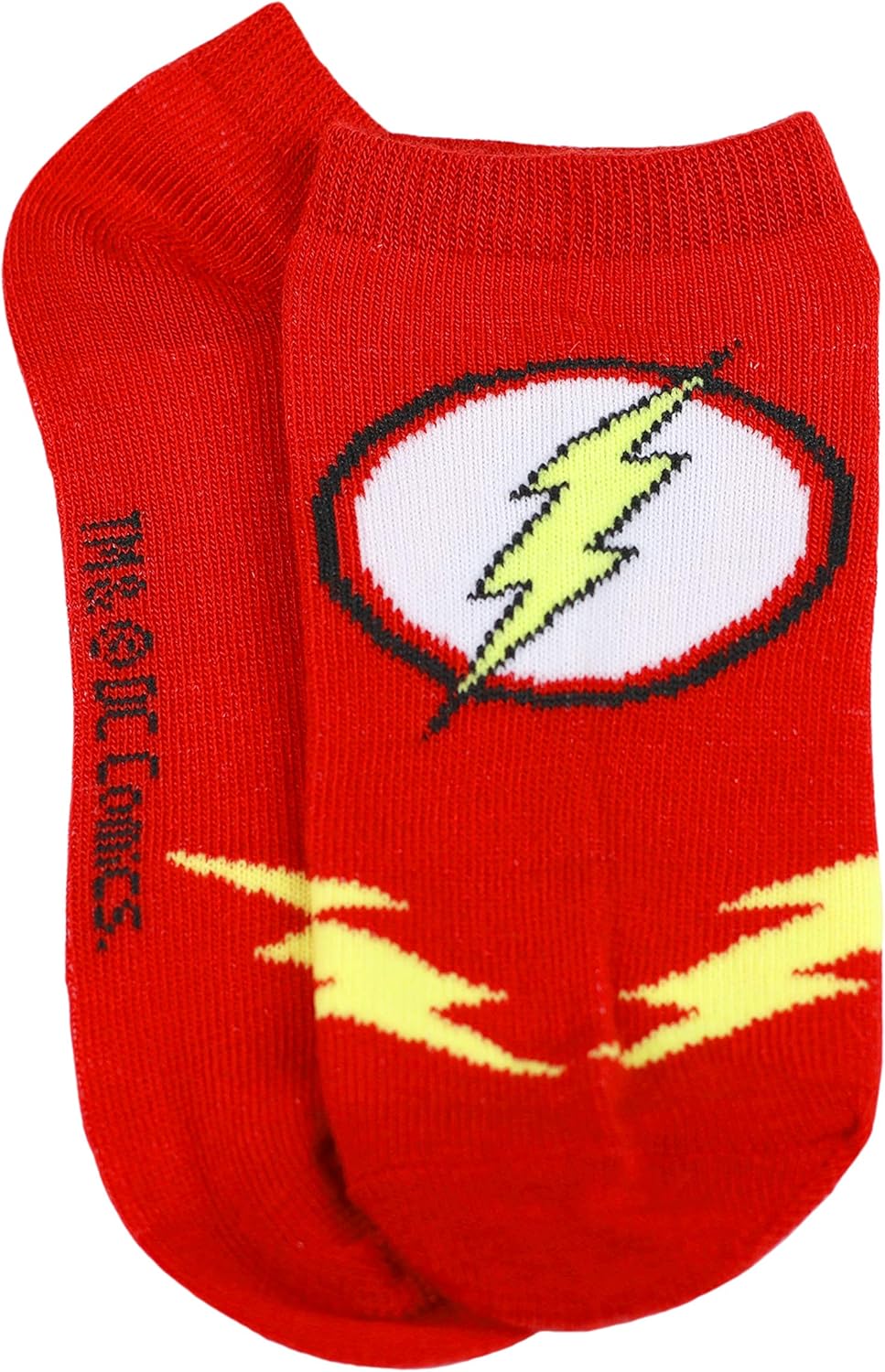 DC Comics Boy's Justice League 6-Pack No Show Socks, Sock Size 6-8.5 (Shoe Size 10-4.5): Clothing