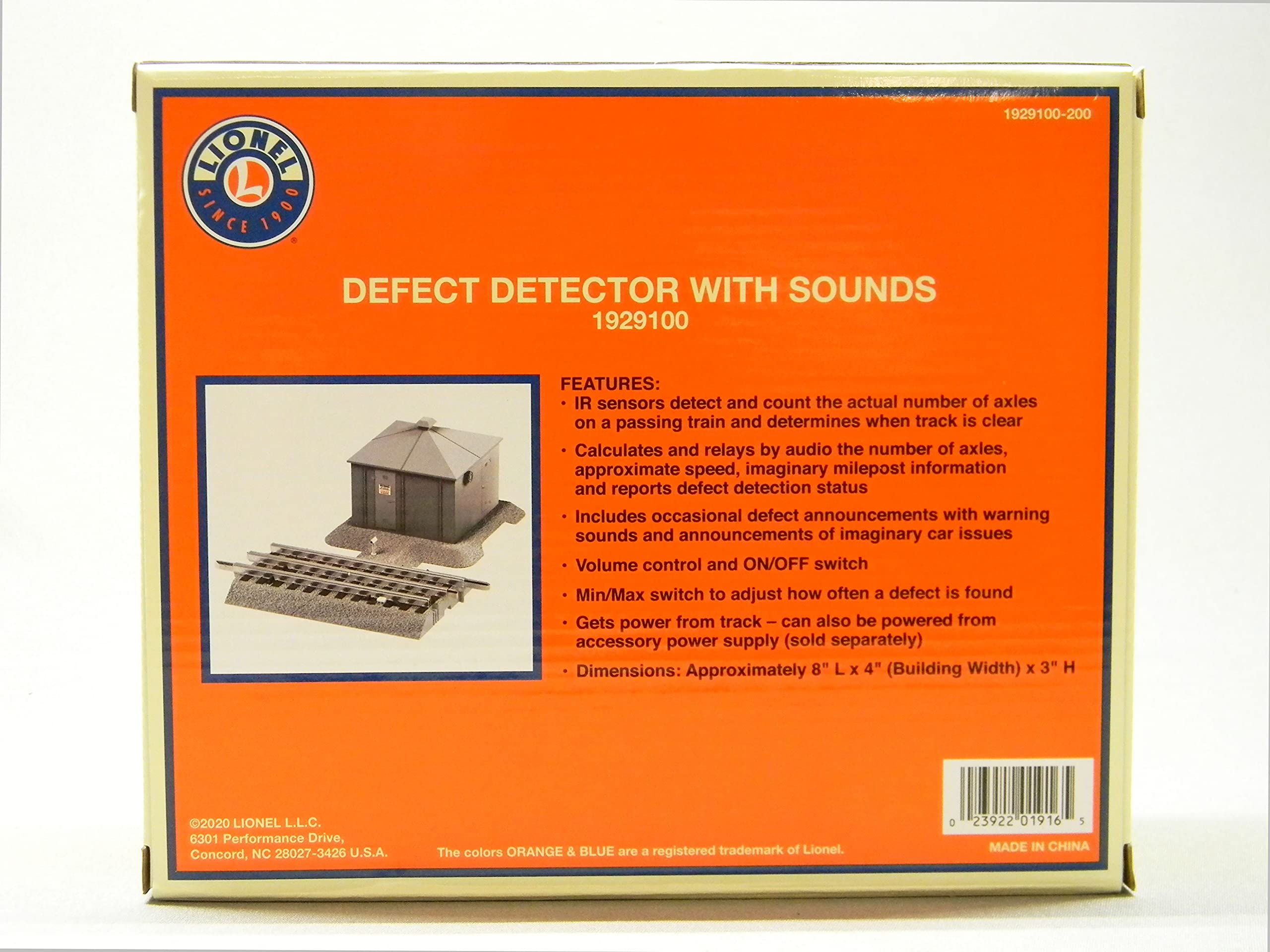 Lionel Defect Detector Structure and Five Inch O Gauge FasTrack Model Train Accessory with Sounds (1929100)