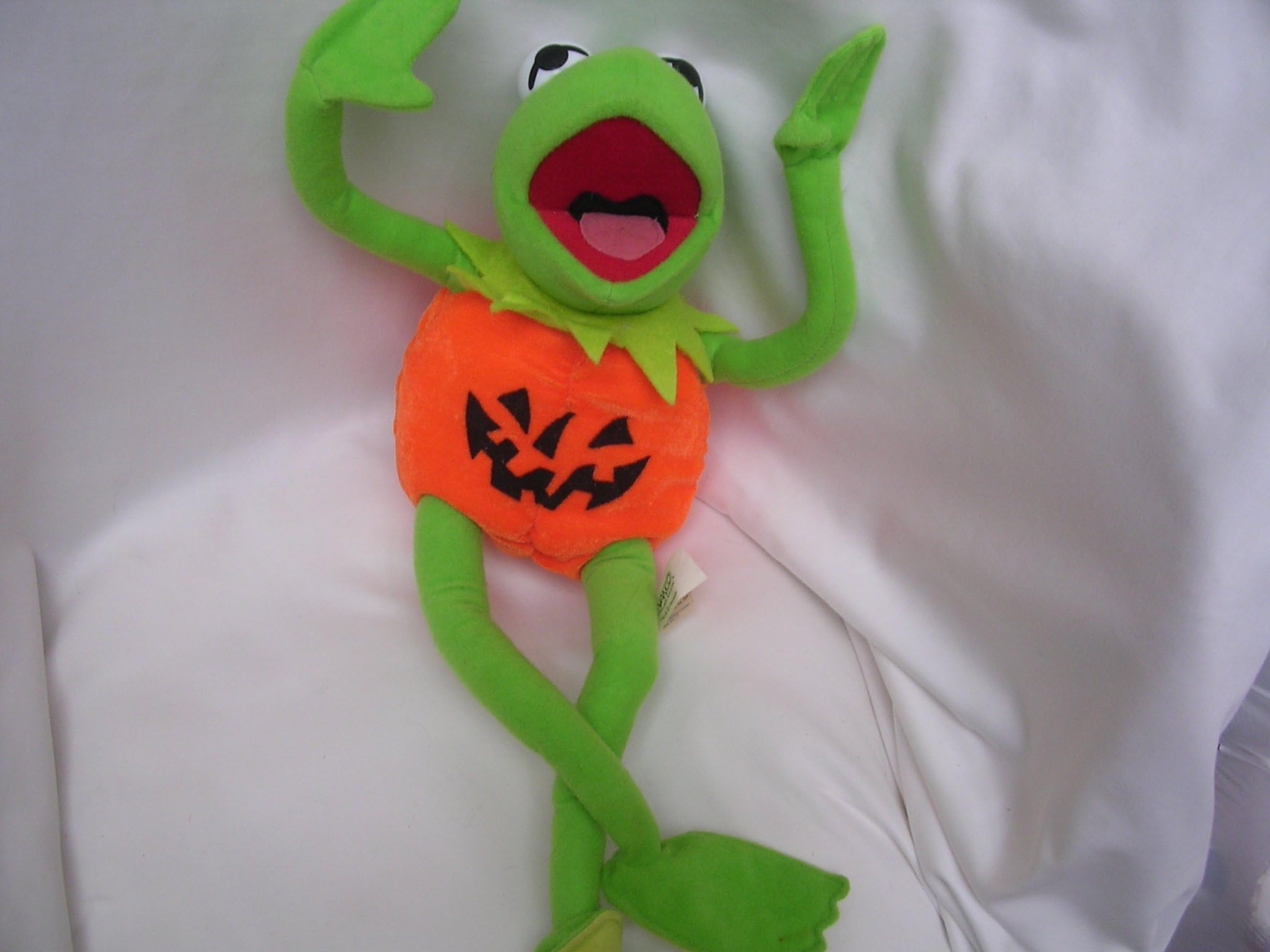 Kermit the Frog Jim Henson Muppets Plush Toy ; JUMBO 21" Halloween Poseable