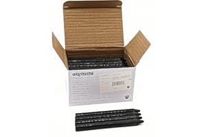 CRAYTASTIC! Bulk Unwrapped Crayons Box of 52 (Black) for Crafting, Parties, Kids - Paperless Crayons, No Paper Wrapper - Safety Tested Compliant with ASTM D-4236