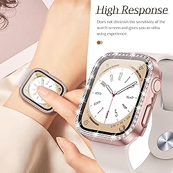 Goton 2-Pack Bling Case for Apple Watch Series 9 8