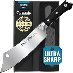 Cutluxe Cleaver Chef Knife – 8" Meat Cleaver