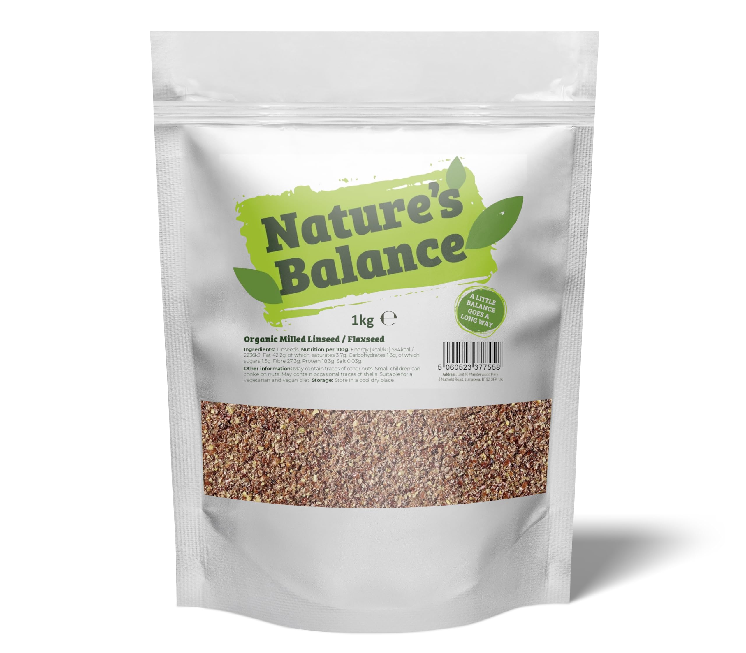 thumbnail image 2 of NATURAL ROAD Brown Linseed (flaxseed) 500g - The Gluten Free Hub 2 of 10