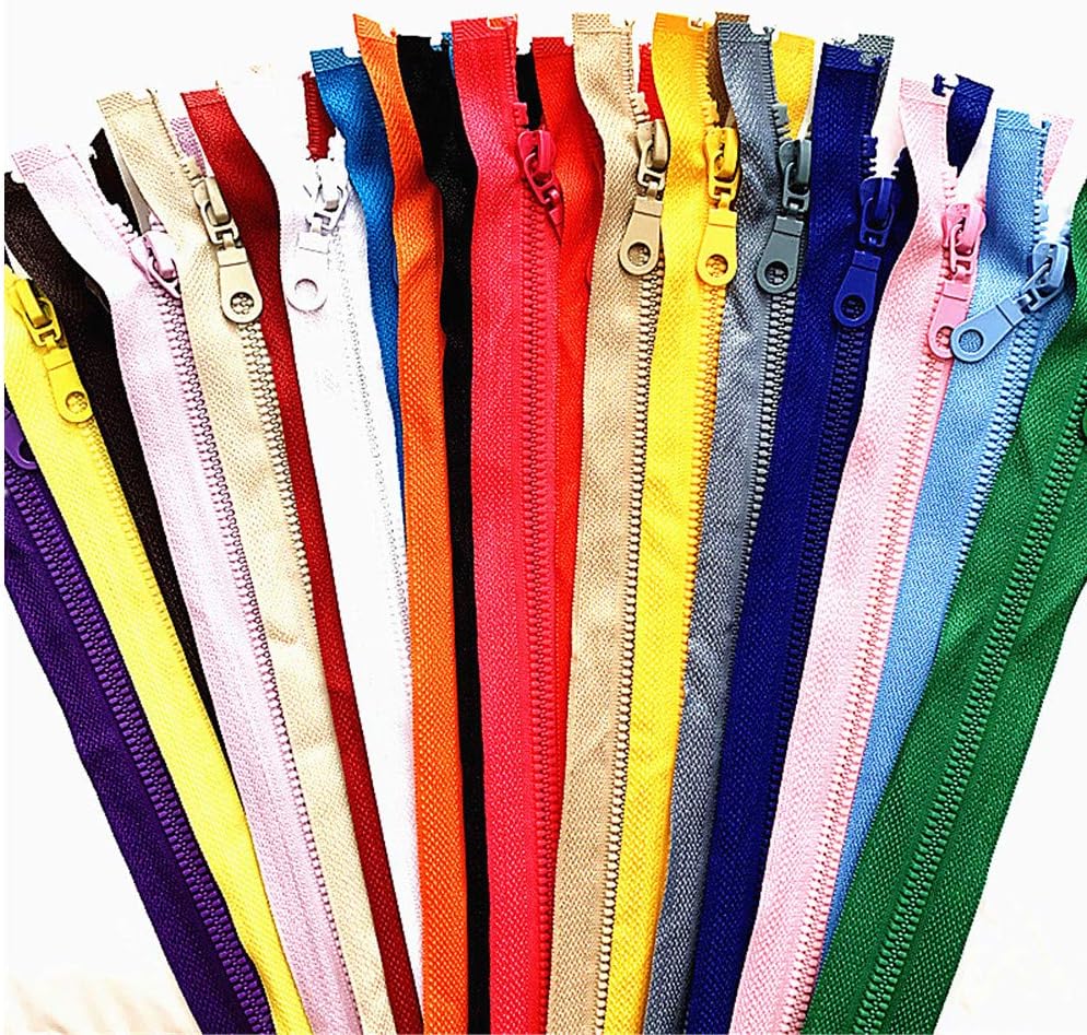 YTJY 20 Pieces 5 14 inches (35cm) Individual Jacket Zippers, Used to