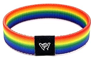 Hang Loose Bands Surfer Beach Bracelet for Men, Women & Teens - Comfy Summer Bracelets - Boho Reversible Wristband - Adjustable Festival Accessories & Friendship Jewelry Bracelet