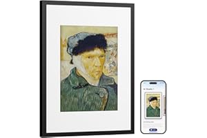 SwitchBot AI Art Frame 13.3'', Electronic Ink Picture Frame, Wireless Digital Photo Frame, Long Battery Life, Alexa Compatibl