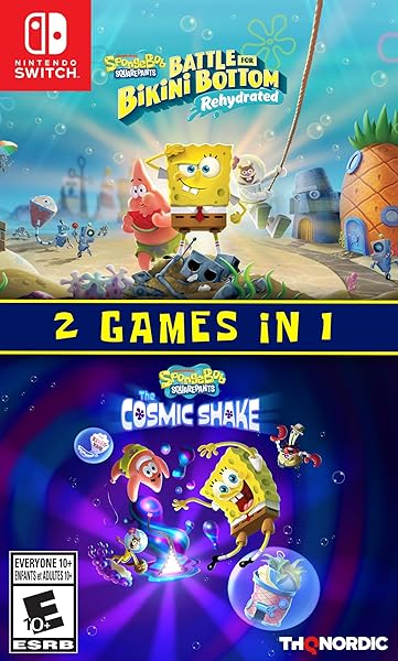 SPONGEBOB SQUAREPANTS: BUNDLE – NINTENDO SWITCH (AMAZON EXCLUSIVE)