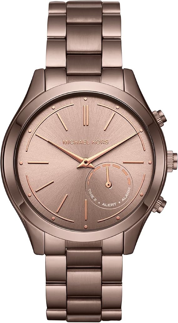michael kors slim runway ip hybrid smartwatch