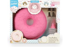Handstand Kitchen Donut Shoppe 7-piece Shaped Real Cake Baking Set with Recipes