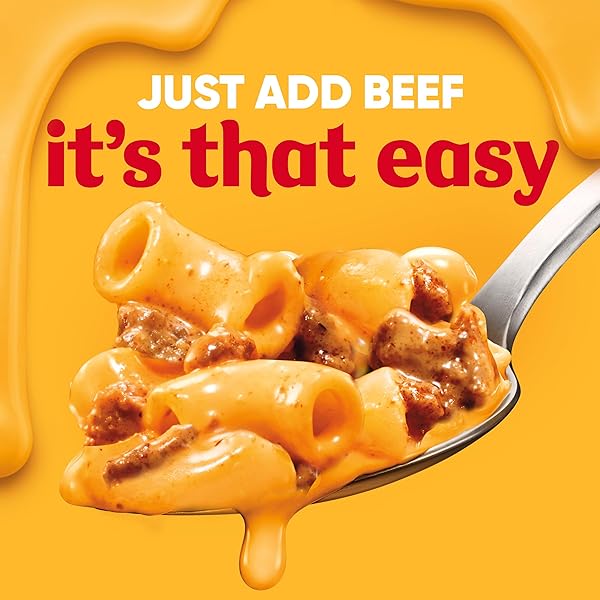 VELVEETA SKILLETS ULTIMATE CHEESEBURGER MAC ONE PAN DINNER KIT, 12.8 OZ BOX