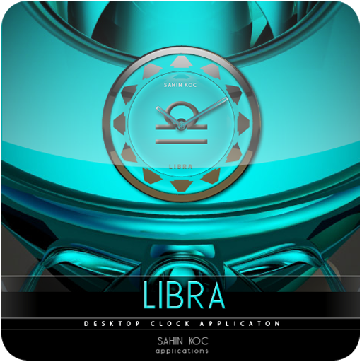 Libra Beautiful Clock Widget Zodiac Theme for Android