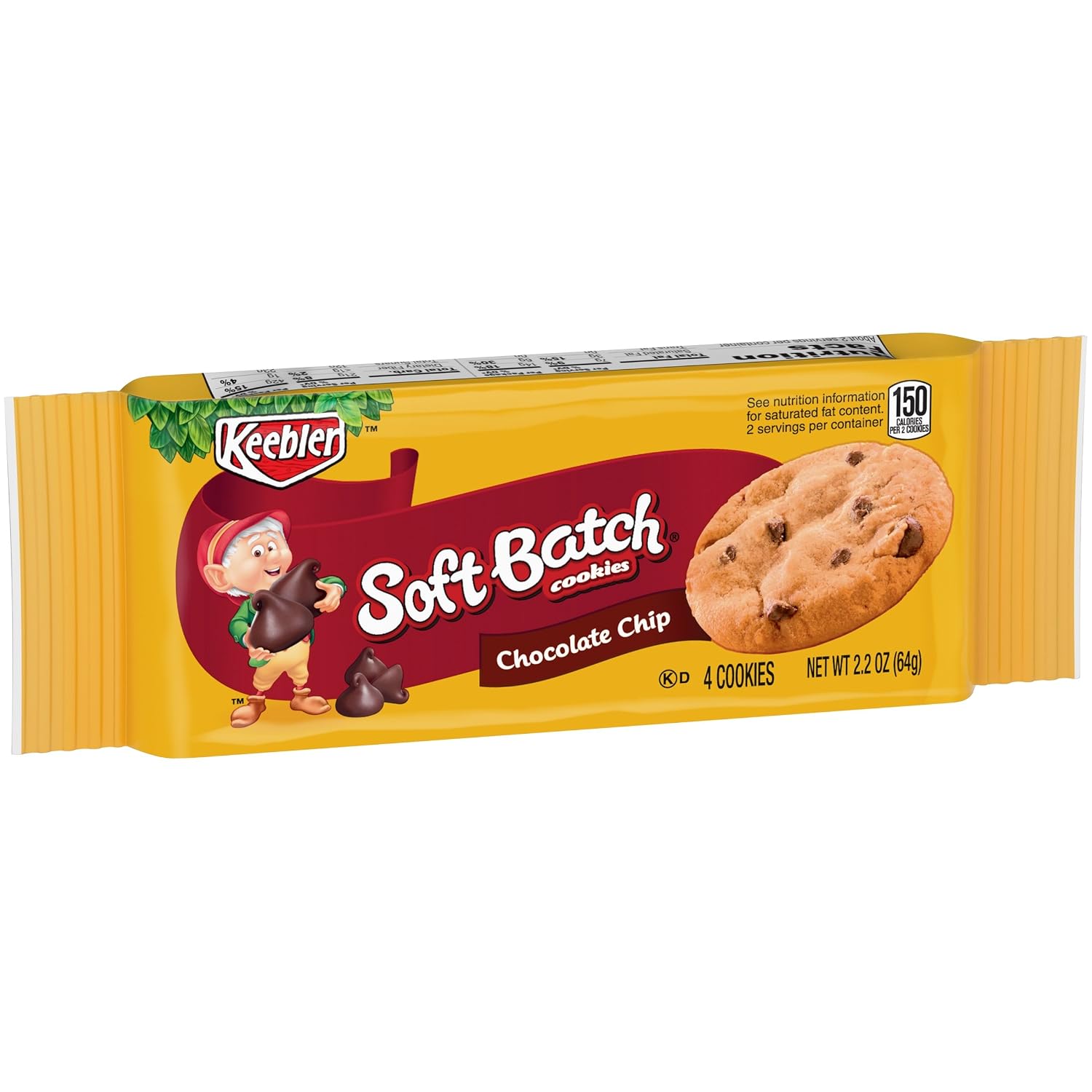 12-2.2oz packages Soft batch chocolate chip cookies (030100199359)