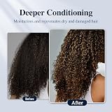 AOPOW Hair Cap Treatment Steamer Deep Conditioning Thermal Cap Blue UK Plug view 2