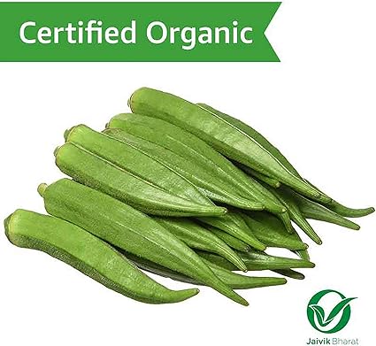 Fresh Organic Bhindi/Okra, 500g