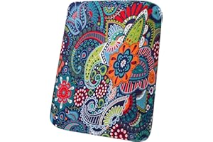 hyha Printed Couch Cushion Covers, Floral Sofa Covers Washable for Cushion Couch, Stretch Pattern Outdoor Cushion Covers for Patio Furniture with Elastic Bottom(Small, Paisley)
