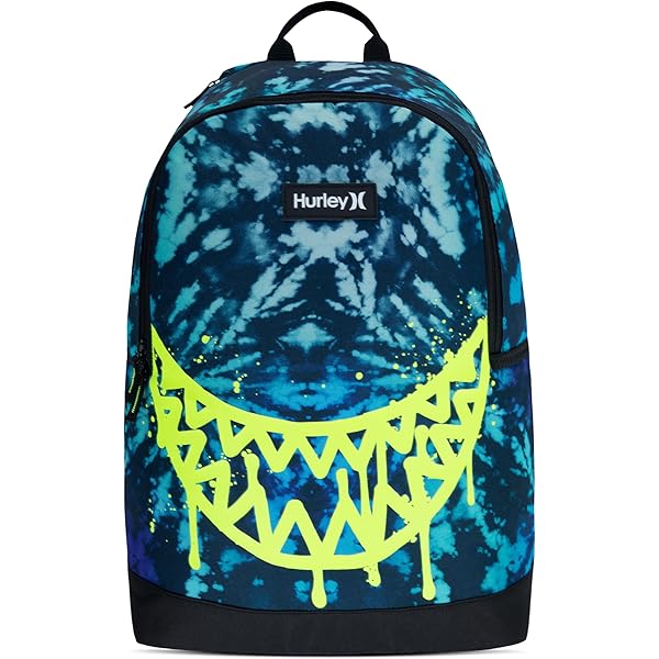 Amazon.com | Hurley Unisex-Kids Graphic Backpack, Blue Lazer/Black