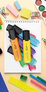 12PA 8 Chisel Tipped Highlighters Set Non-Toxic Water-Based Ink view 7